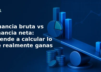 Ganancia bruta vs ganancia neta: aprende a calcular lo que realmente ganas